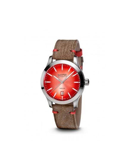 Watch Eberhard Man Aiglon in Steel 41030.SE CP ROSSO - 41030.SE CP ROSSO